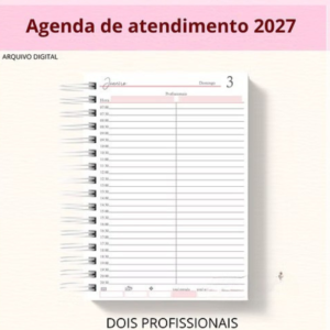 Encadernação Agenda 2 Profissionais