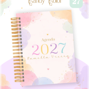 Encadernação Agenda , Bloquinho , Calendário E Planner Candy Color