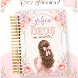 Encadernação Agenda , Bloquinho , Calendário E Planner Cristã Feminina