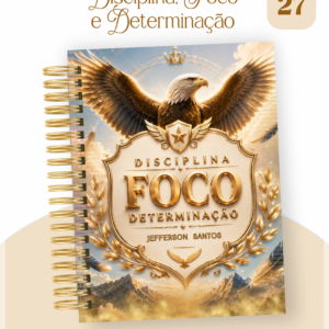 Encadernação Agenda , Bloquinho , Calendário E Planner Disciplina , Foco E Determinação