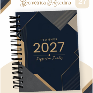 Encadernação Agenda , Bloquinho , Calendário E Planner Geometrico