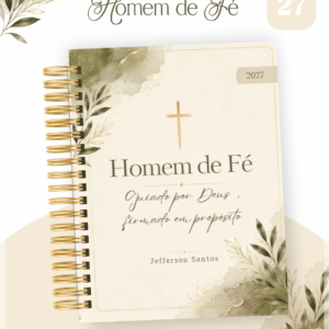 Encadernação Agenda , Bloquinho , Calendário E Planner Homem De Fé