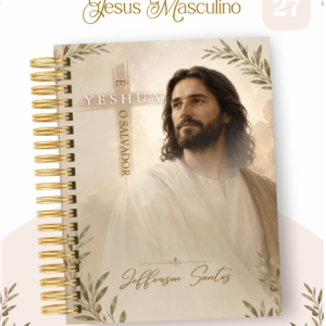 Encadernação Agenda , Bloquinho , Calendário E Planner Jesus Masc