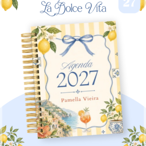 Encadernação Agenda , Bloquinho , Calendário E Planner La Dolce Vita