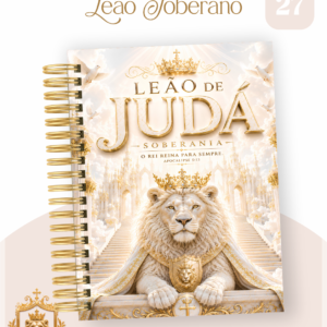 Encadernação Agenda , Bloquinho , Calendário E Planner Leão Soberano