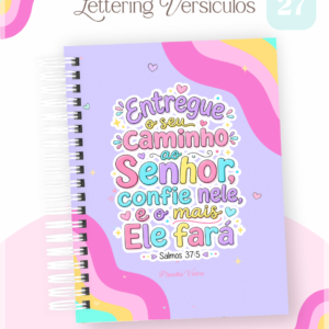 Encadernação Agenda , Bloquinho , Calendário E Planner Lettering Versículos