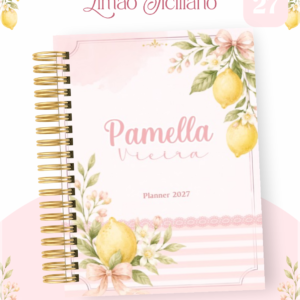 Encadernação Agenda , Bloquinho , Calendário E Planner Limão Siciliano