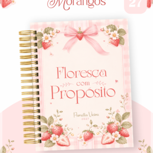 Encadernação Agenda , Bloquinho , Calendário E Planner Morangos