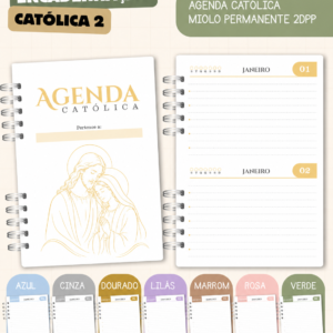 Encadernação Agenda Católica E
