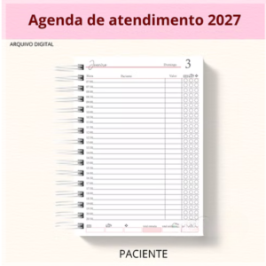 Encadernação Agenda Paciente
