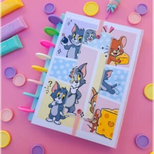 Encadernação Bloquinho Duplo Embutido A5 Tom E Jerry