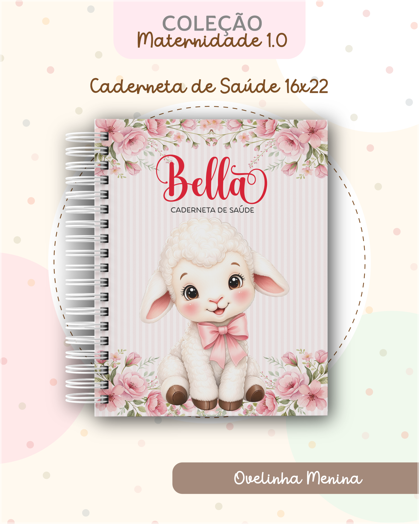 Encadernação Caderneta Ovelhinha