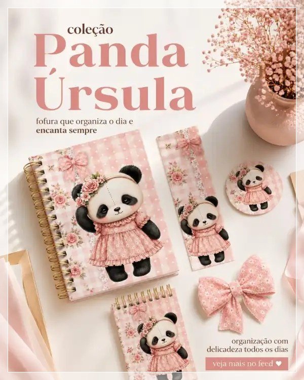 Encadernação Coleção Capas Panda Úrsula