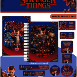 Encadernação Coleção Escolar 1.0 Stranger Things