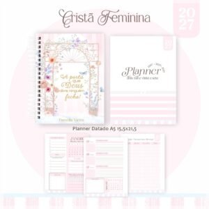 Encadernação Coleção Feminina Agenda , Bloquinho , Calendário E Planner