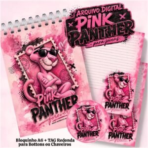 Encadernação Coleção Pink Panther