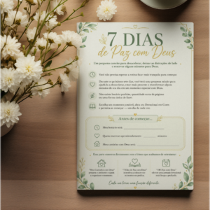 Encadernação Desafio 7 Dias De Paz Com Deus