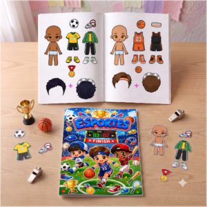 Encadernação Livro Interativo Esportes