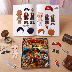 Encadernação Livro Interativo Pirata