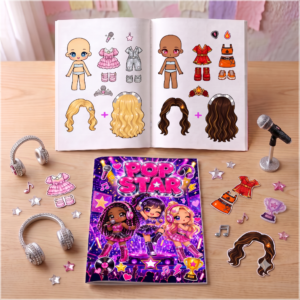 Encadernação Livro Interativo Pop Star