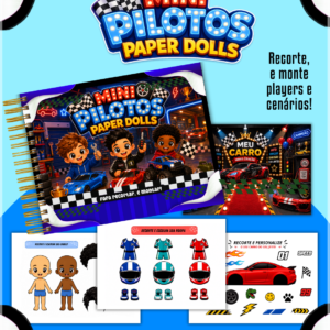 Encadernação Paper Dolls Carros
