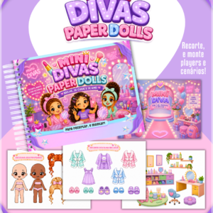 Encadernação Paper Dolls Mini Divas