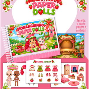 Encadernação Paper Dolls Moranguinho