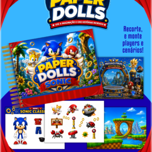 Encadernação Paper Dolls Sonic