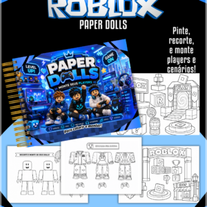 Encadernação Paper Dolls Colorir Roblox