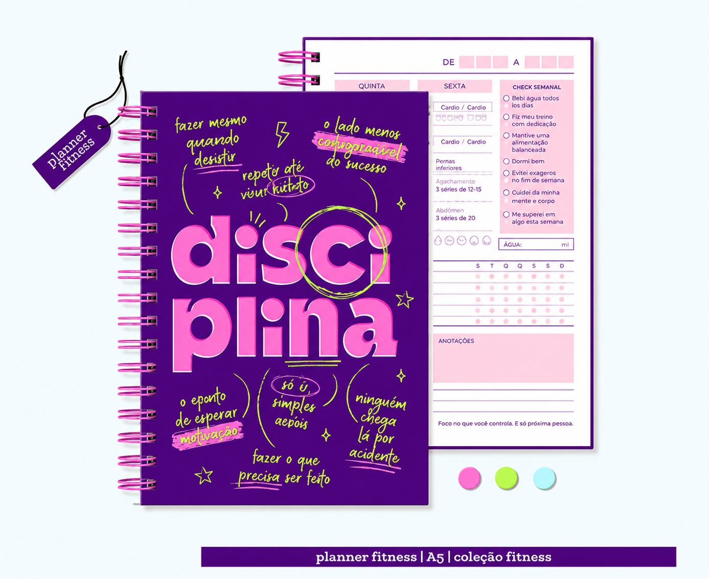 Encadernação Planner & Capas Fitness