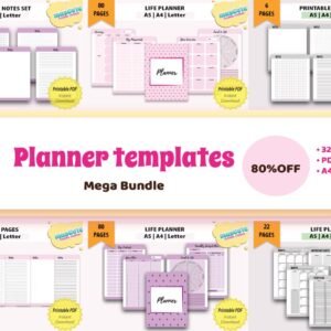 Encadernação Planner Mega Bundle