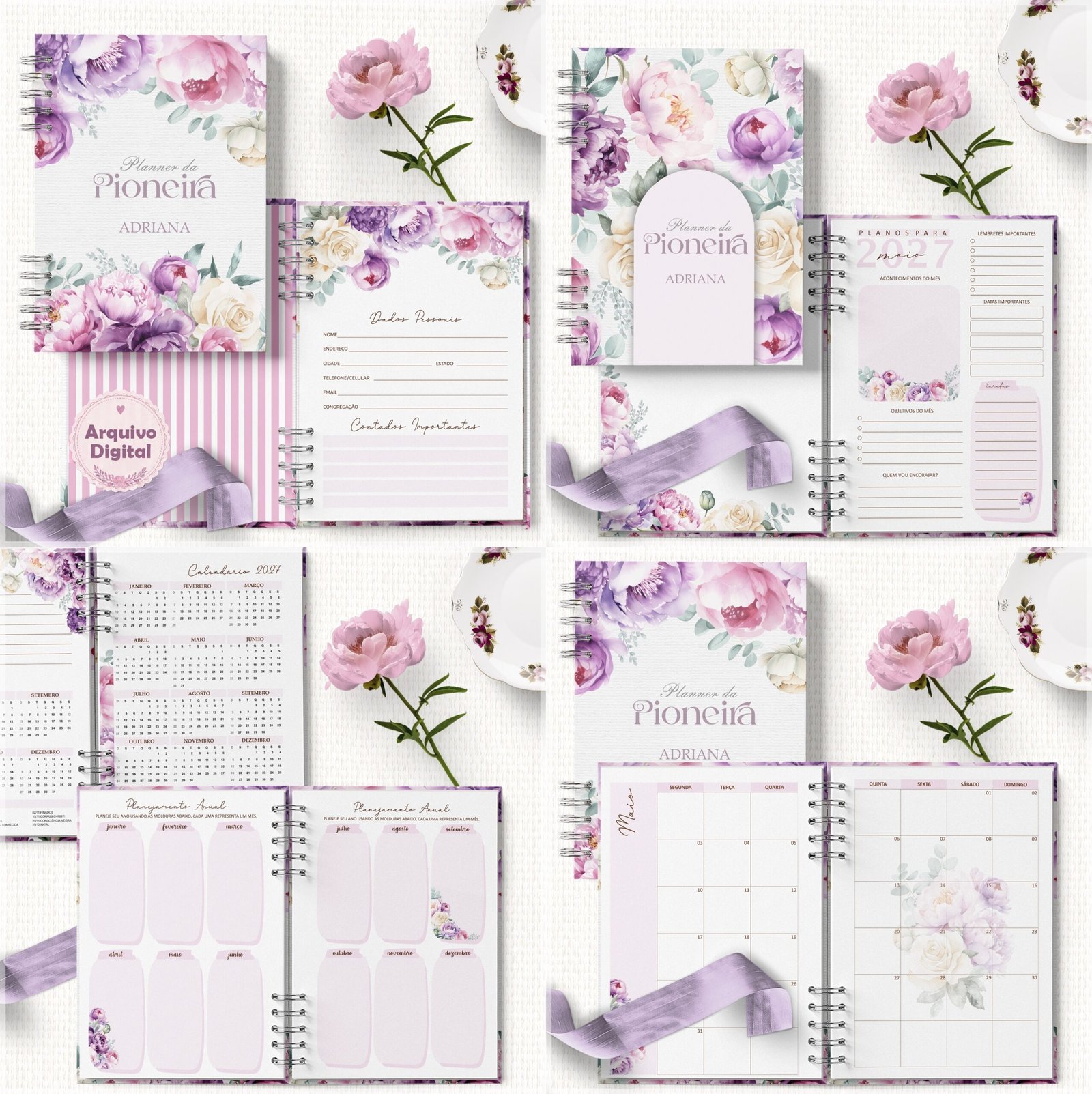 Encadernação Planner Pioneira 27