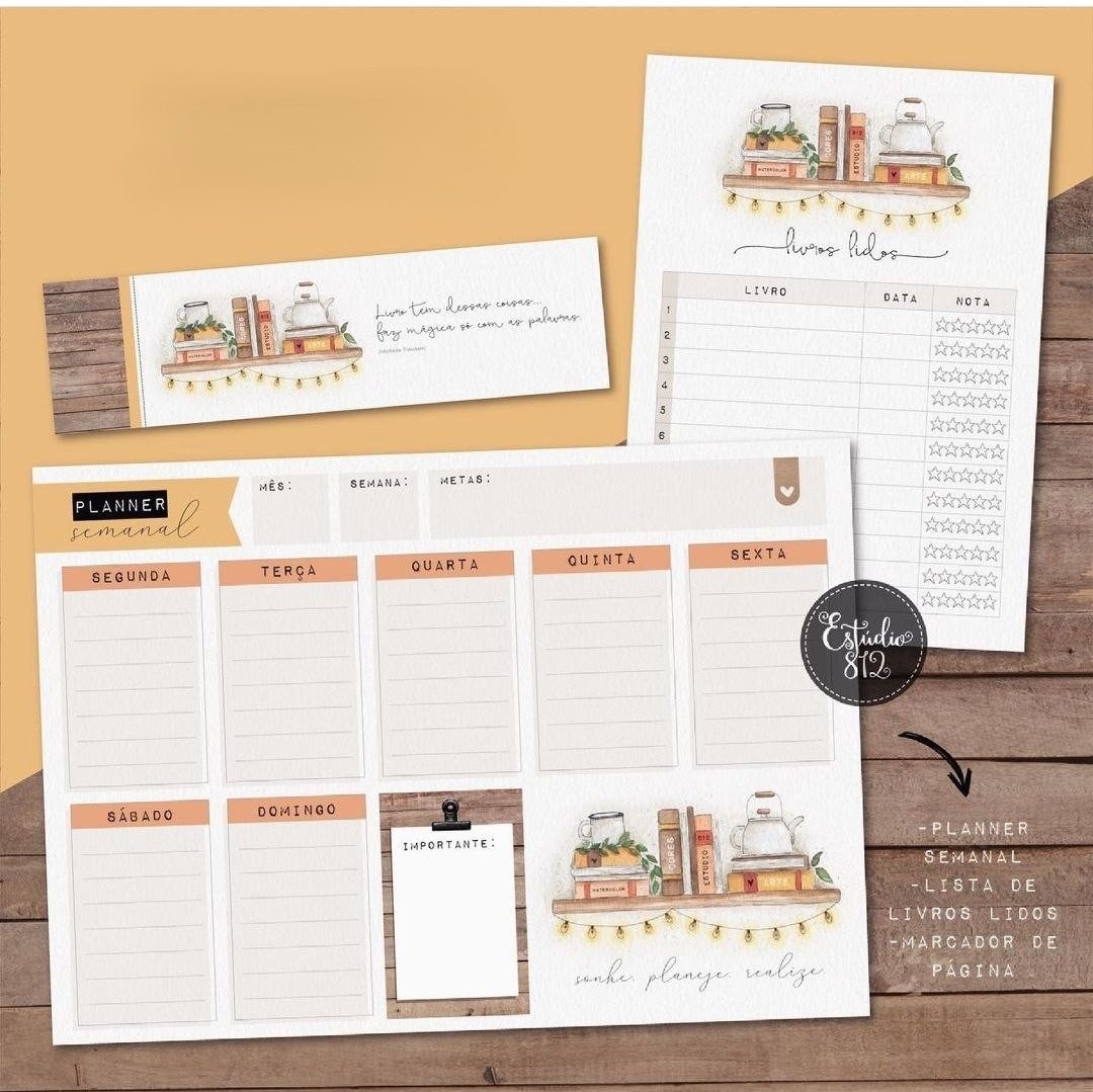 Encadernação Planner Semanal