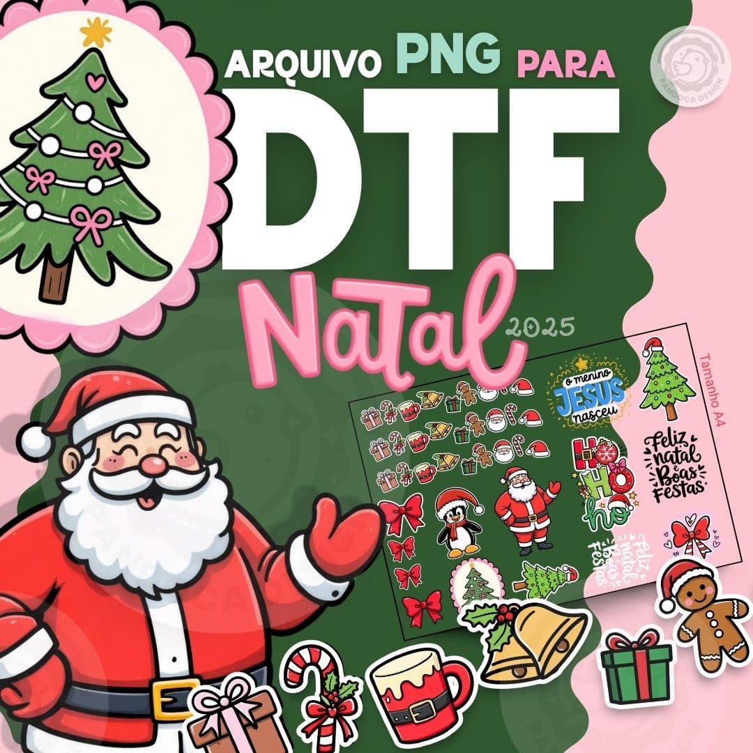 Arquivo Digital DTF UV Natal Parte 1