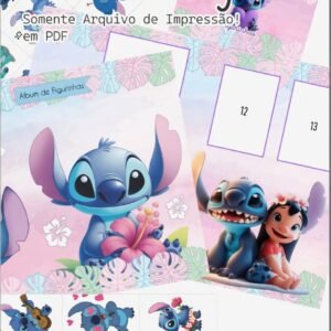 Arquivo De Corte Álbum Stitch