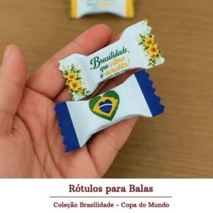 Arquivo De Corte Balas Brasilidade 3