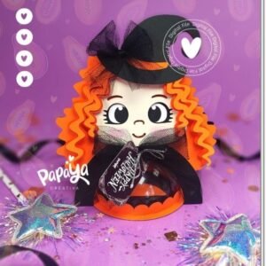 Arquivo De Corte Blister Blister Bruxa Fofa Halloween 13