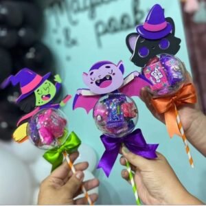 Arquivo De Corte Blister Blister Bruxinha Vampiro Gato Doces Halloween 1
