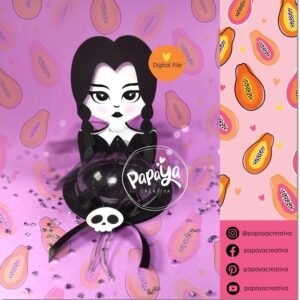 Arquivo De Corte Blister Blister Wandinha Halloween 9