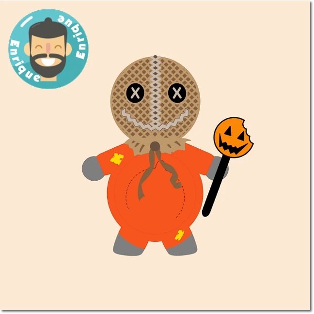 Arquivo De Corte Blister Card Blister Sam Trick Halloween 9