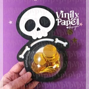 Arquivo De Corte Blister Vinily Skeleton Halloween 6