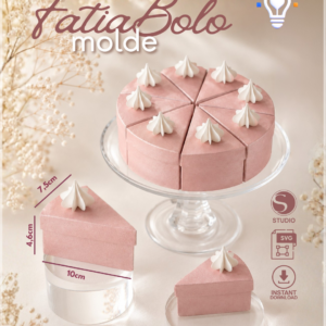 Arquivo De Corte Bolo Fake 08 Fatias 18