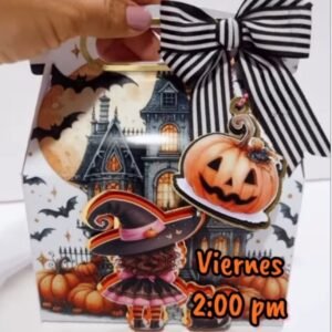 Arquivo De Corte Bolsinha Caixa Maletinha Halloween 6