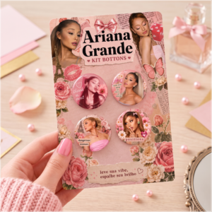 Arquivo De Corte Bottons Ariana Grande 65