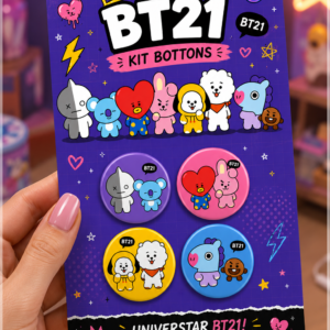 Arquivo De Corte Bottons BTS BT21 78