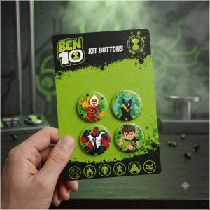 Arquivo De Corte Bottons Ben 10 21