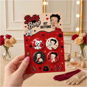 Arquivo De Corte Bottons Betty Boop 22
