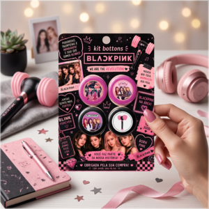 Arquivo De Corte Bottons Black Pink 21