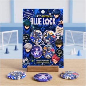 Arquivo De Corte Bottons Blue Lock 32mm 53