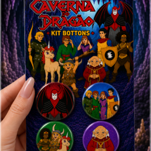Arquivo De Corte Bottons Caverna Do Dragão 82